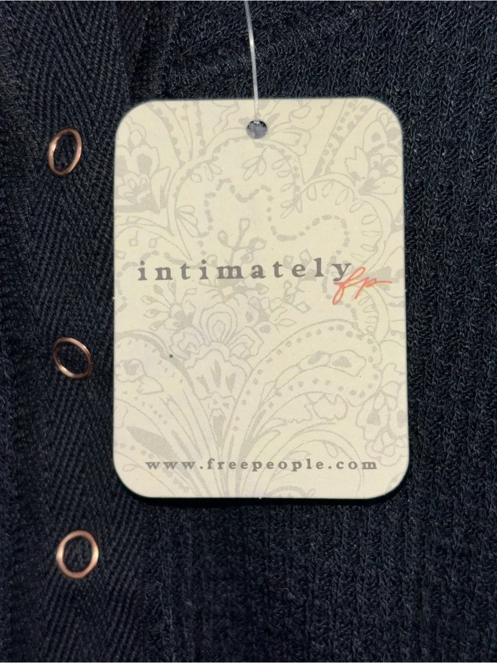 NWT retail $40 size M “#FreePeople,#Intimately. “Going Places Cardi in black”.